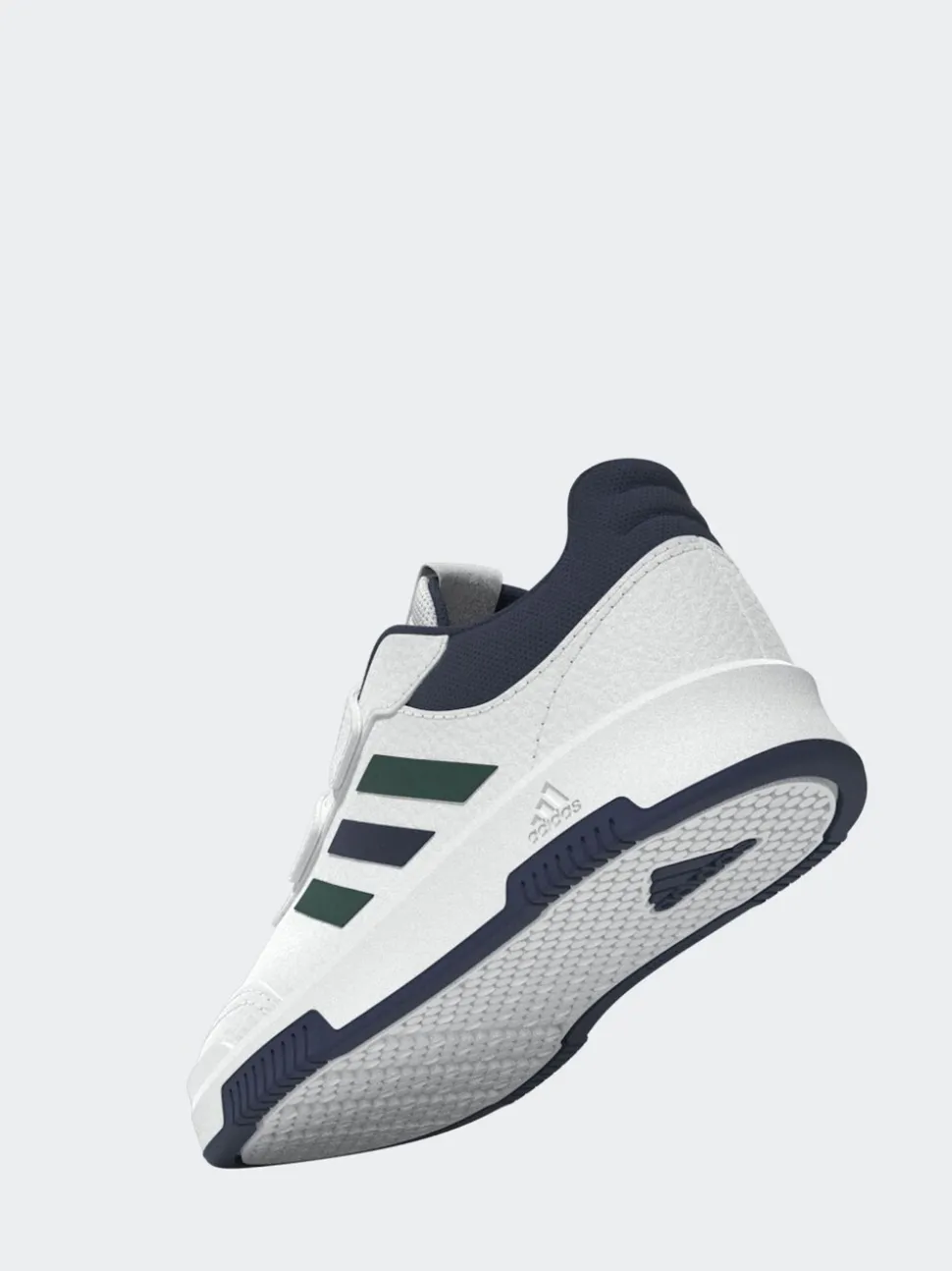 adidas White/Green/Blue Tensaur Hook and Loop Infant Trainers