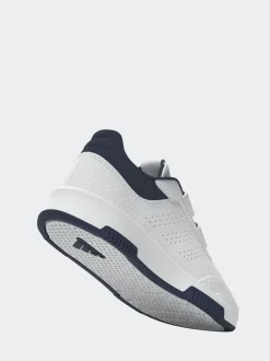 adidas White/Green/Blue Tensaur Hook and Loop Infant Trainers