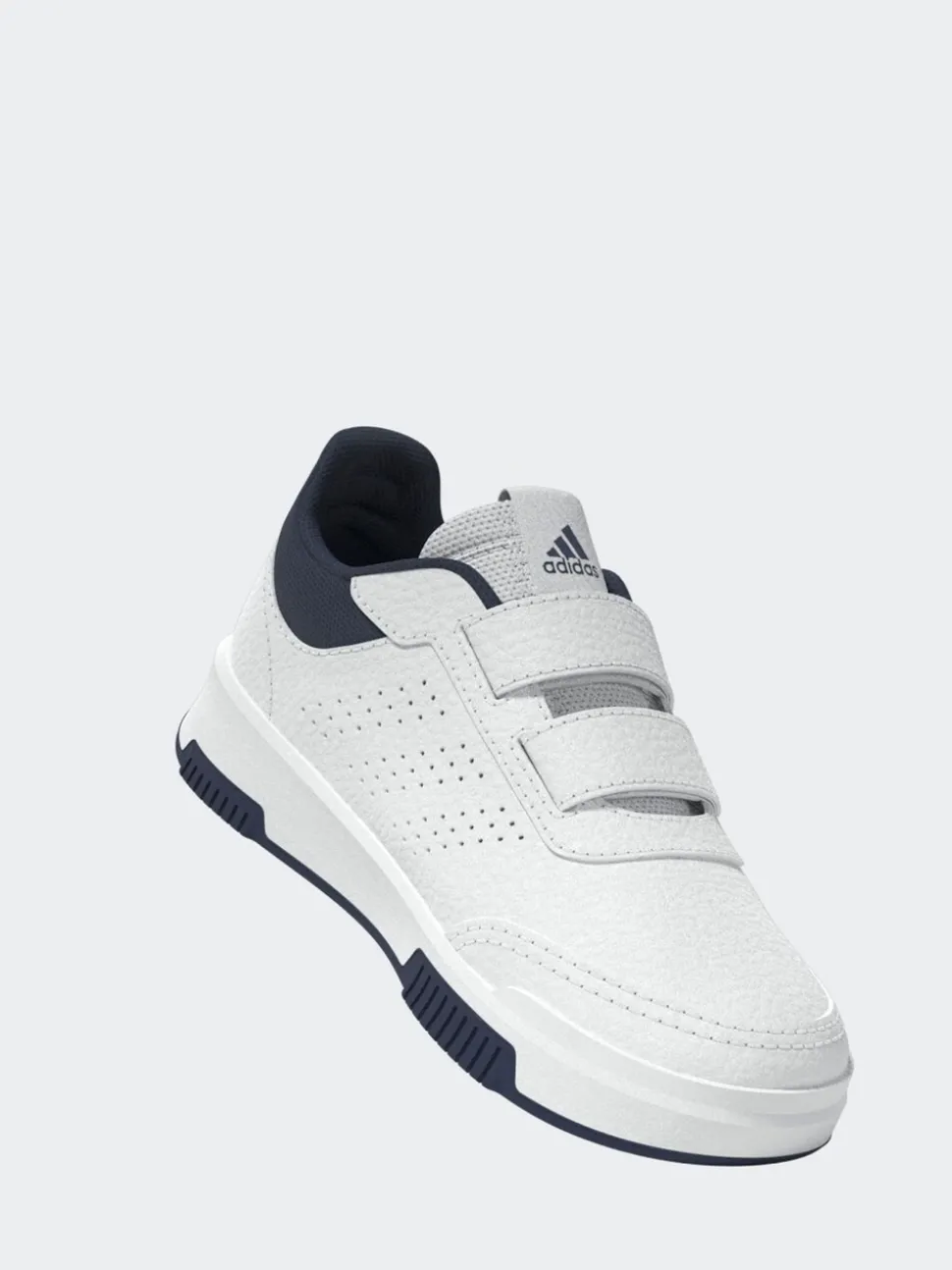 adidas White/Green/Blue Tensaur Hook and Loop Infant Trainers
