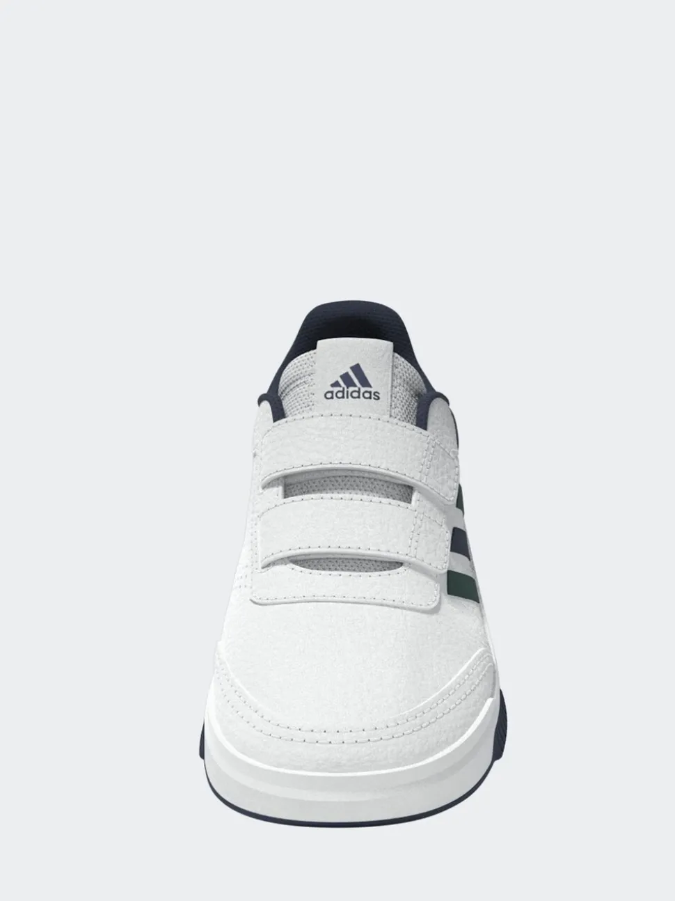adidas White/Green/Blue Tensaur Hook and Loop Infant Trainers