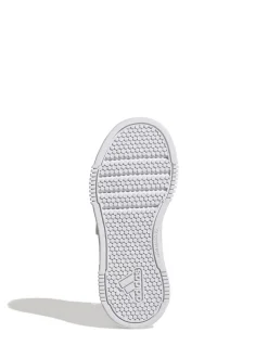 adidas White Hook and Loop Tensaur Kids Trainers