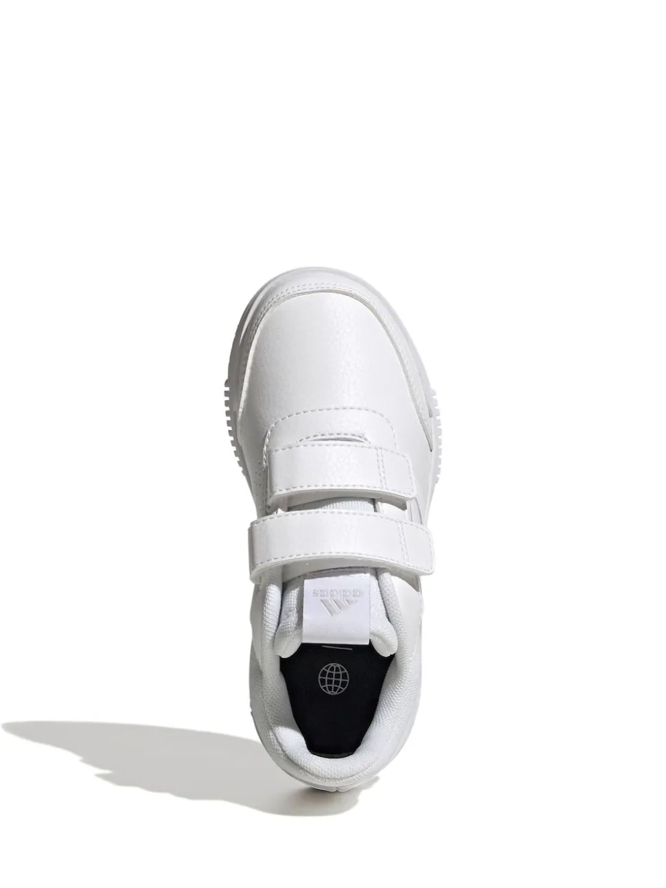 adidas White Hook and Loop Tensaur Kids Trainers