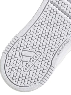 adidas White Hook and Loop Tensaur Kids Trainers