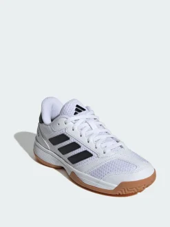 adidas White Ligra 8 Indoor Shoes