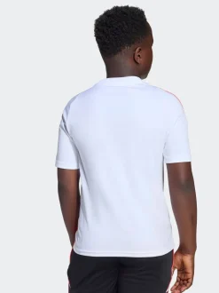 adidas White Messi Training Kids Jersey