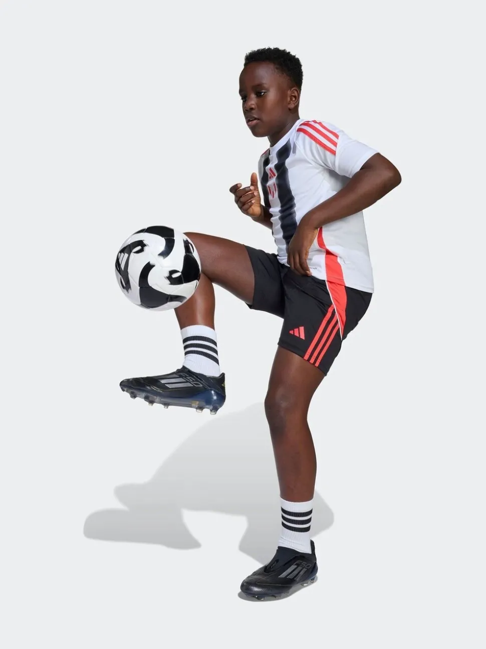 adidas White Messi Training Kids Jersey