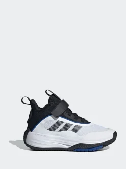adidas White Ownthegame 3.0 Kids Trainers