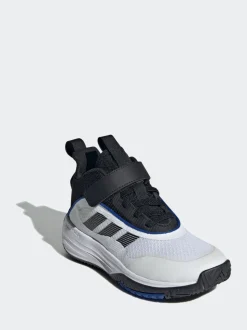 adidas White Ownthegame 3.0 Kids Trainers