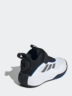 adidas White Ownthegame 3.0 Kids Trainers
