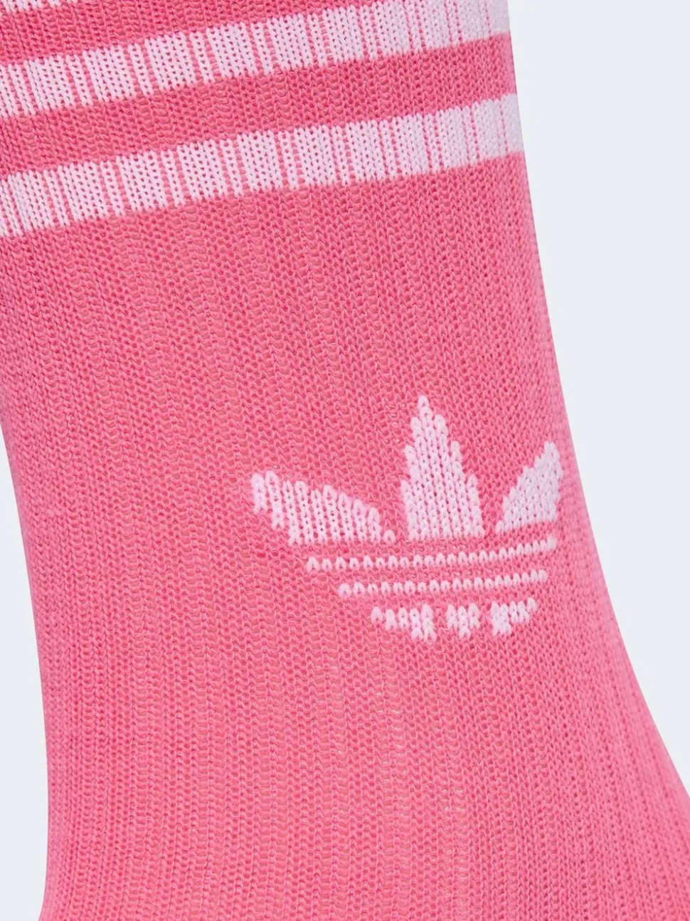 adidas White 6 Pack Kids 3-Stripe Crew Socks 6 Pack