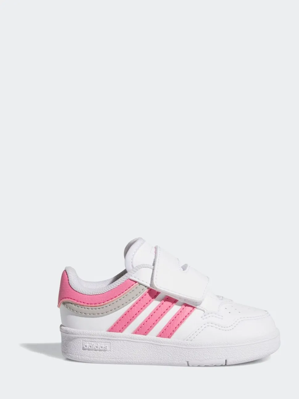 adidas White Rapid Court Mid Lace Junior Trainers