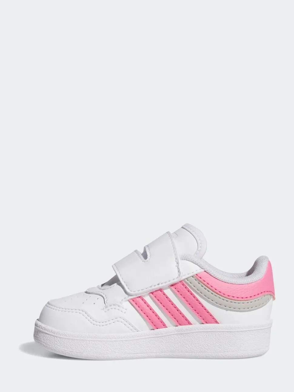 adidas White Rapid Court Mid Lace Junior Trainers