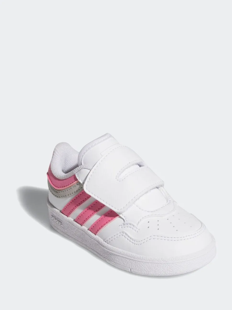 adidas White Rapid Court Mid Lace Junior Trainers