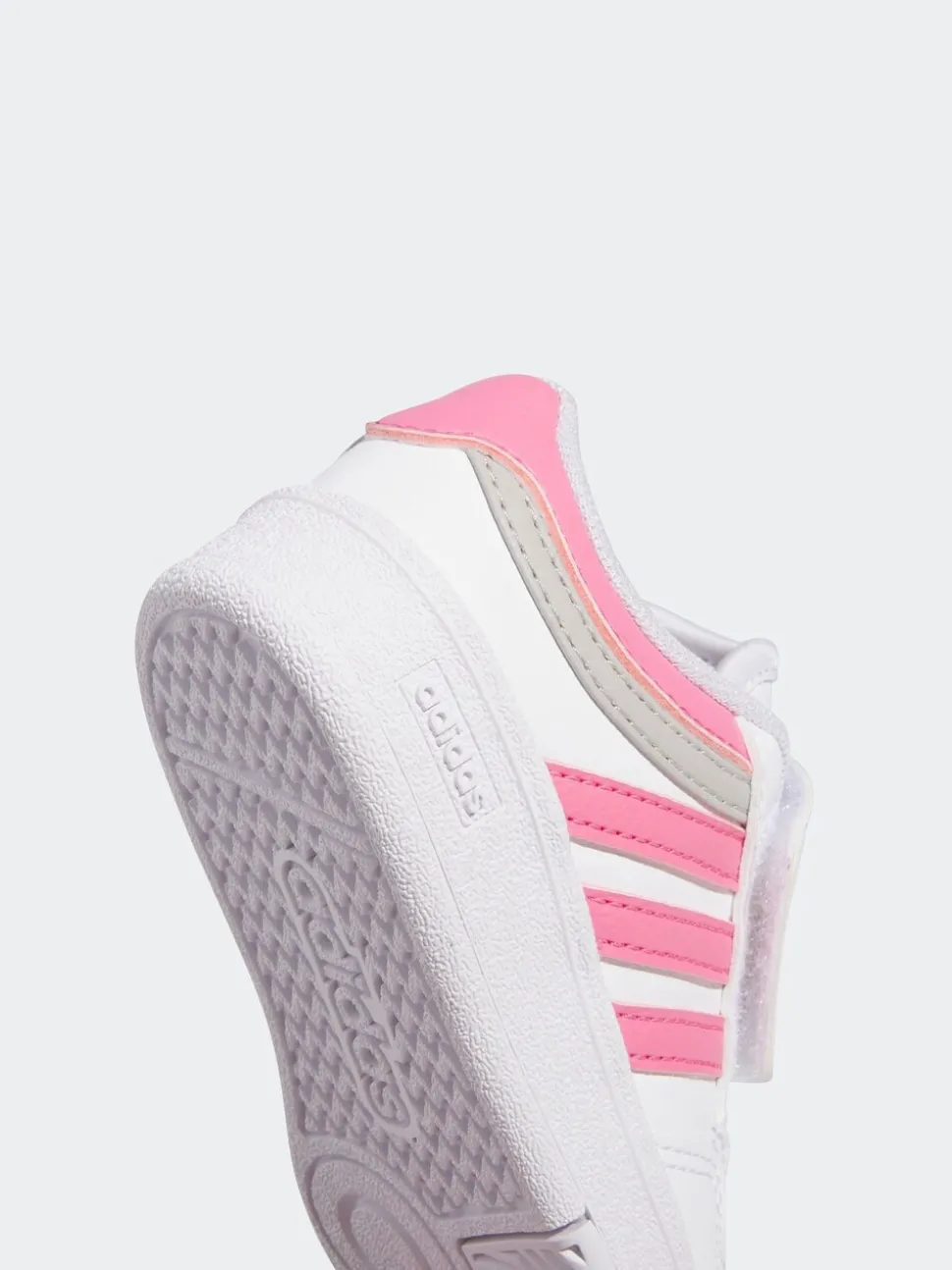 adidas White Rapid Court Mid Lace Junior Trainers