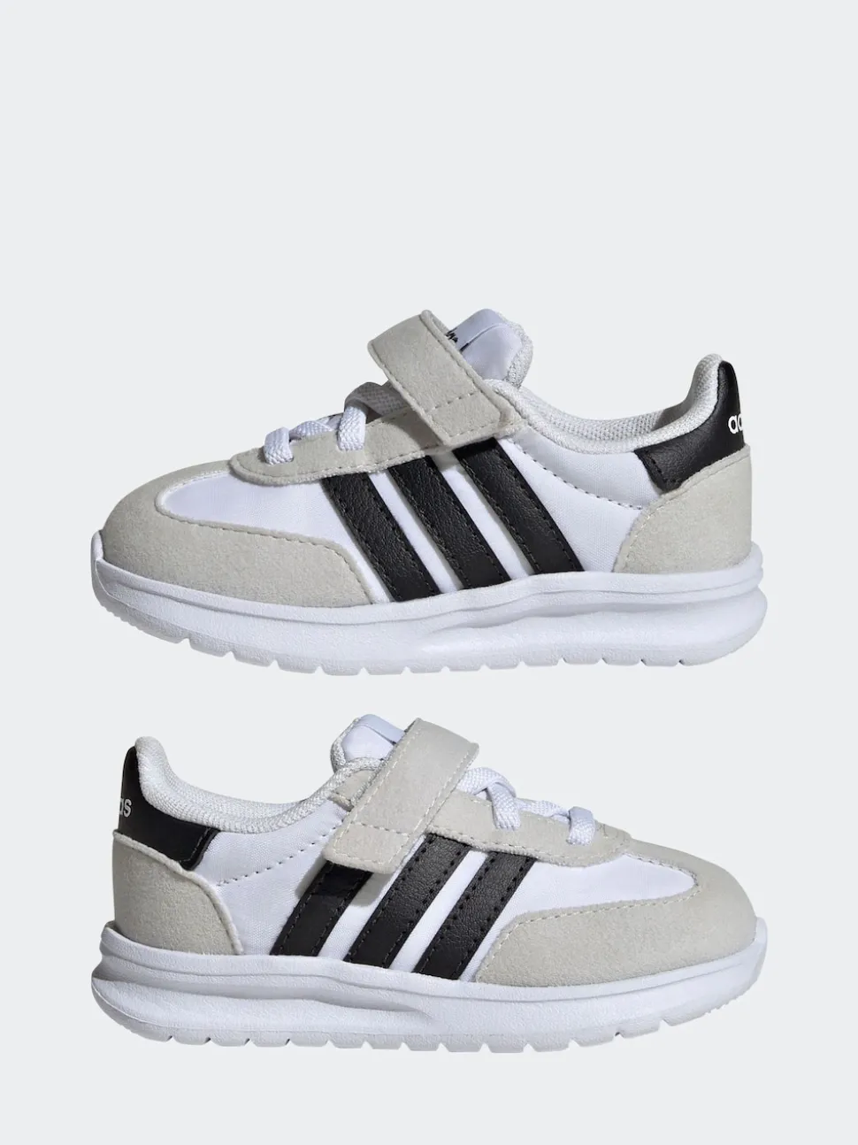 adidas White Run 70s 2.0 Hook and Loop Infant Trainers