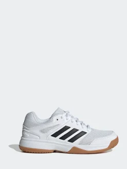 adidas White Speedcourt Indoor Shoes