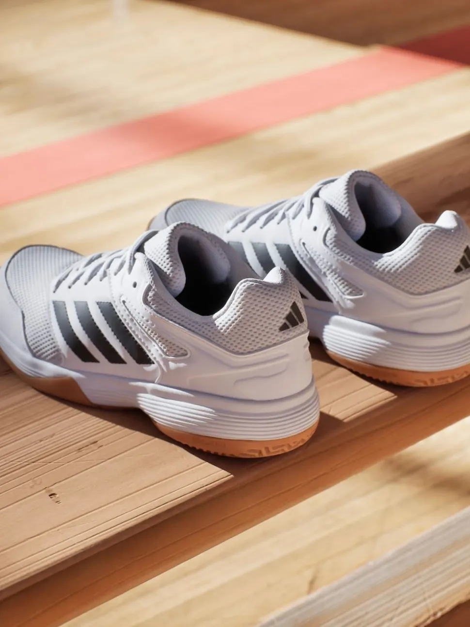 adidas White Speedcourt Indoor Shoes