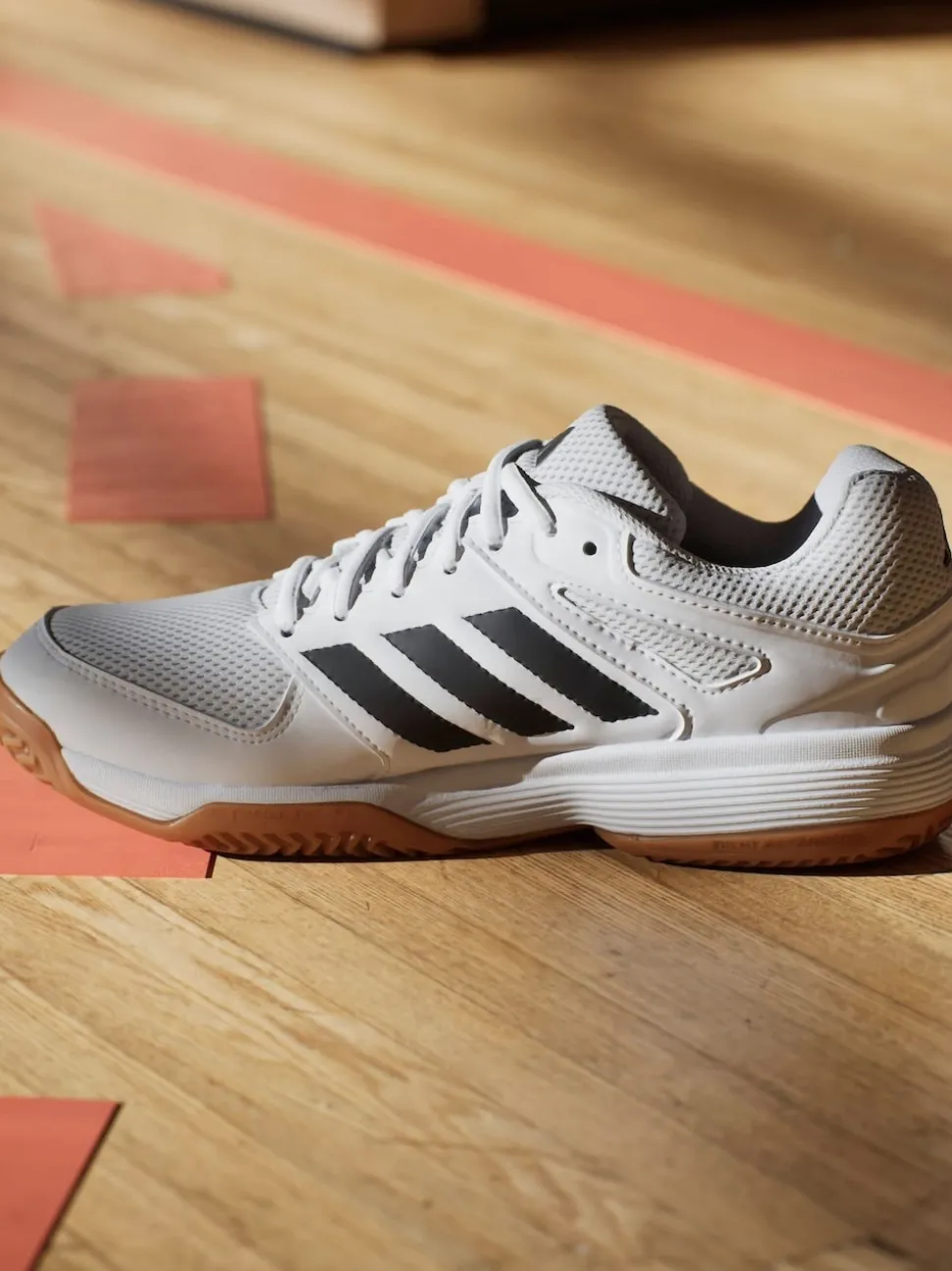 adidas White Speedcourt Indoor Shoes