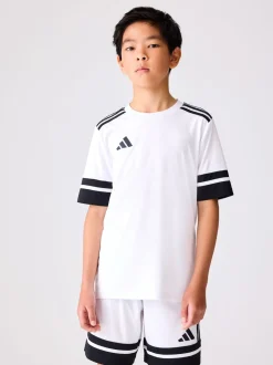 adidas White Squadra 25 Kids Shorts