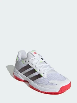 adidas White Stabil Indoor Shoes