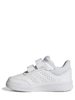 adidas White Tensaur Hook and Loop Infant Trainers