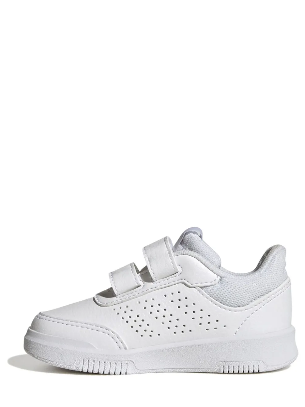 adidas White Tensaur Hook and Loop Infant Trainers