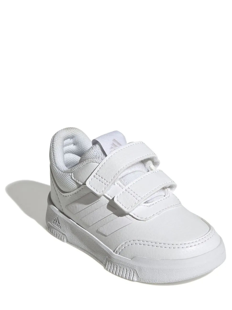 adidas White Tensaur Hook and Loop Infant Trainers