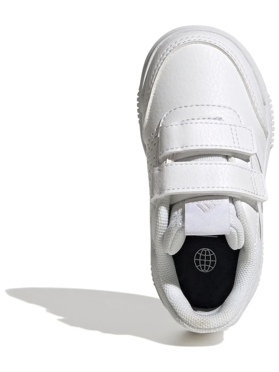 adidas White Tensaur Hook and Loop Infant Trainers
