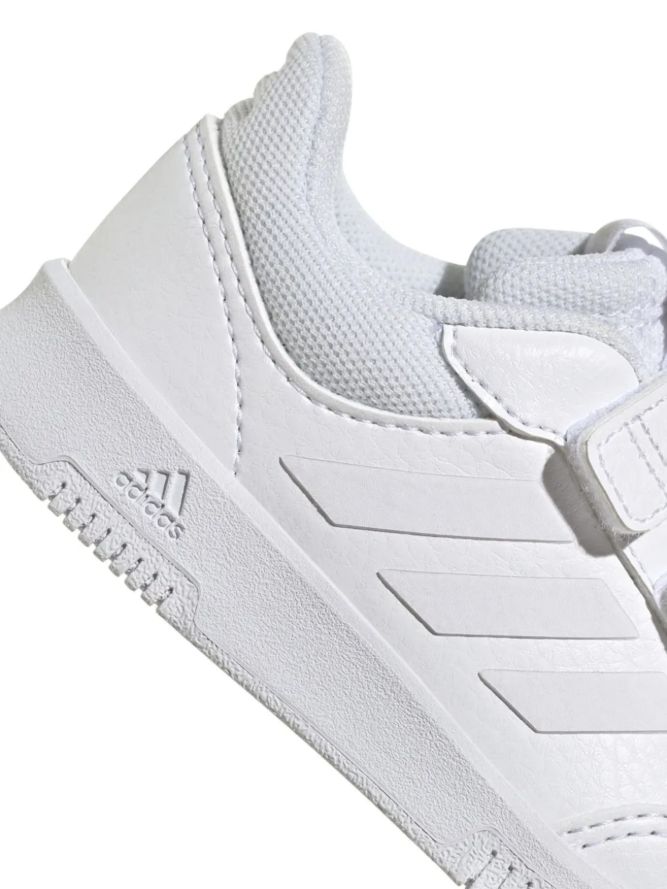 adidas White Tensaur Hook and Loop Infant Trainers