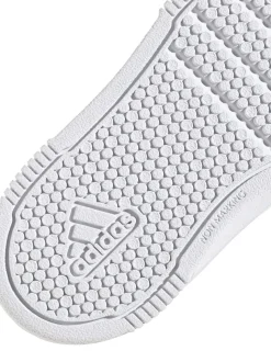 adidas White Tensaur Hook and Loop Infant Trainers