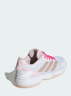 adidas White Ubersonic Tennis Shoes