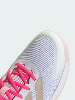 adidas White Ubersonic Tennis Shoes