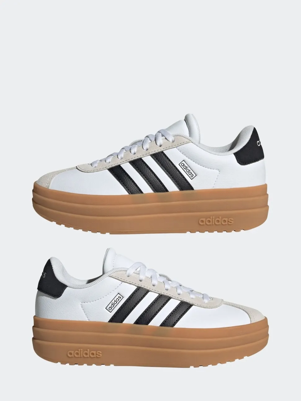 adidas White VL Court Bold Kids Trainers