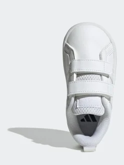 adidas White VS Pace 2.0 Hook and Loop Infant Trainers