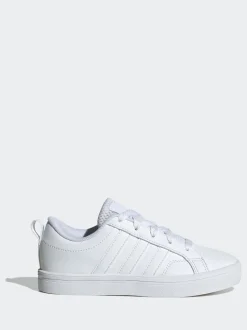 adidas White VS Pace 2.0 Lace Kids Trainers