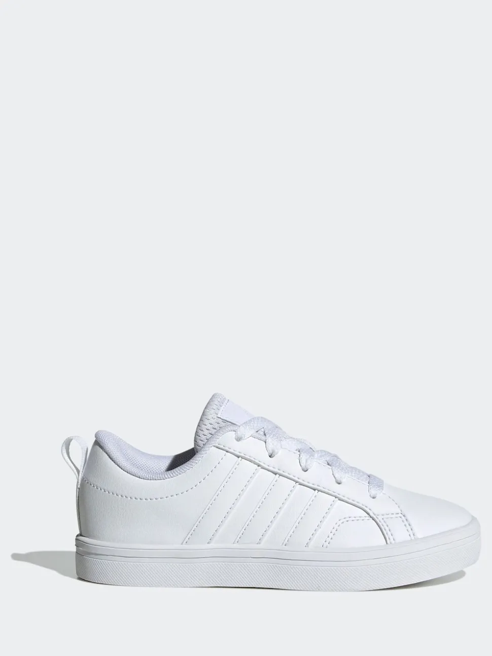 adidas White VS Pace 2.0 Lace Kids Trainers