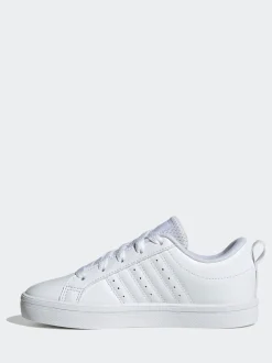 adidas White VS Pace 2.0 Lace Kids Trainers