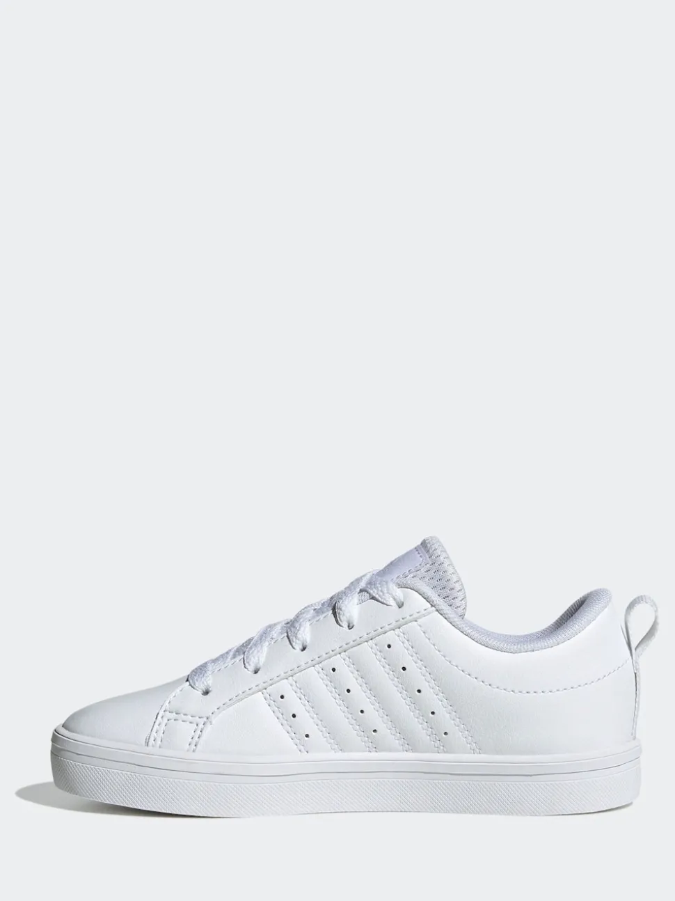 adidas White VS Pace 2.0 Lace Kids Trainers