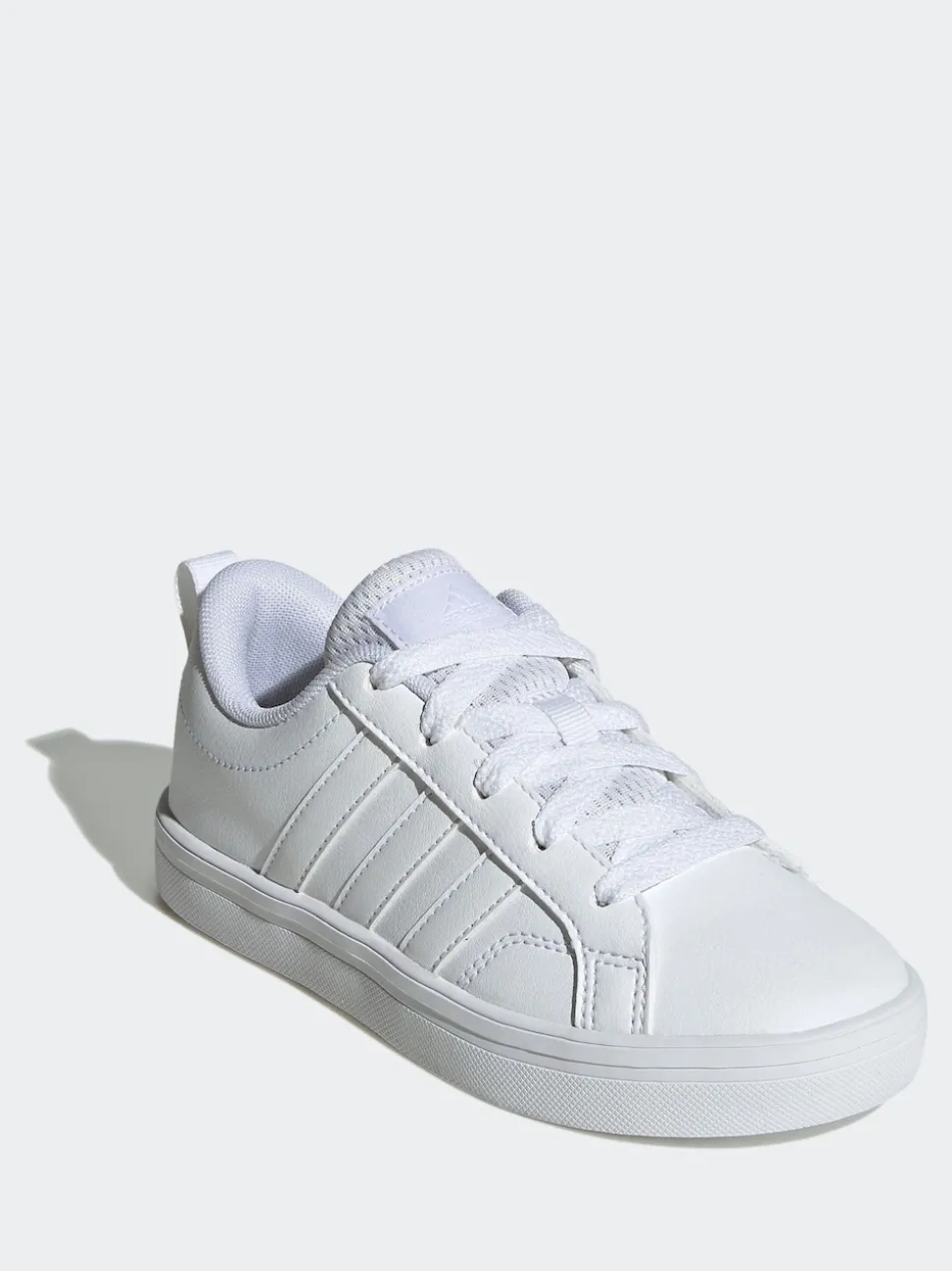 adidas White VS Pace 2.0 Lace Kids Trainers