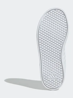 adidas White VS Pace 2.0 Lace Kids Trainers