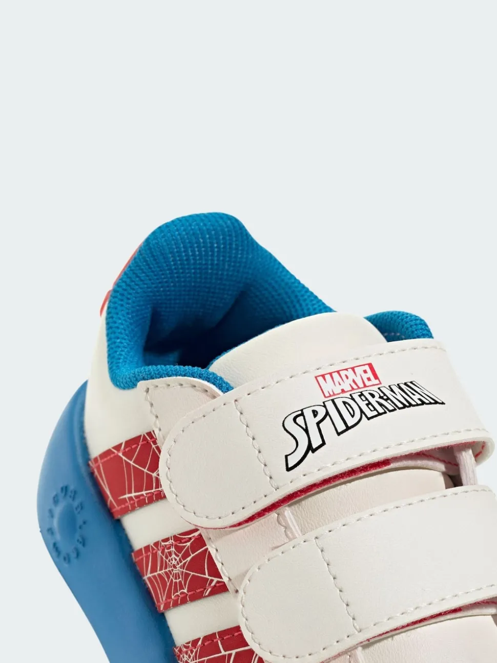 adidas White x Marvel Spider-Man Grand Court Shoes