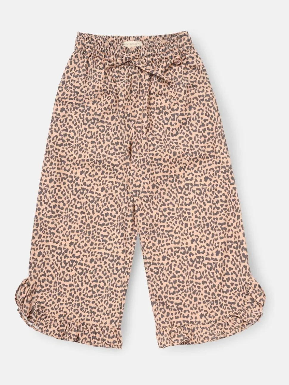 Angel & Rocket Animal Erika Leopard Frill Hem Trousers