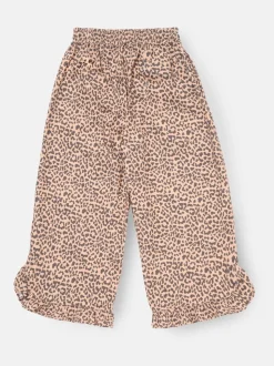 Angel & Rocket Animal Erika Leopard Frill Hem Trousers