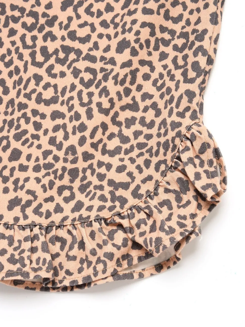 Angel & Rocket Animal Erika Leopard Frill Hem Trousers