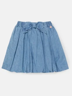 Angel & Rocket Annie Blue Bubble Hem Denim Skirt