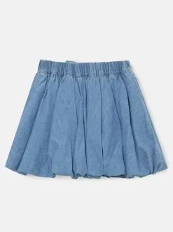 Angel & Rocket Annie Blue Bubble Hem Denim Skirt
