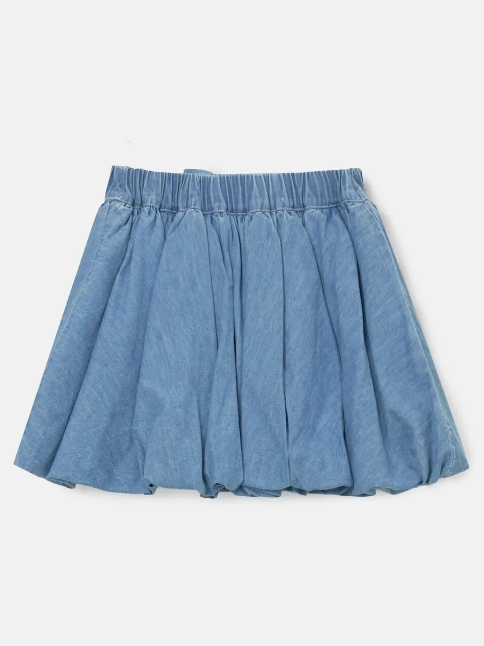 Angel & Rocket Annie Blue Bubble Hem Denim Skirt