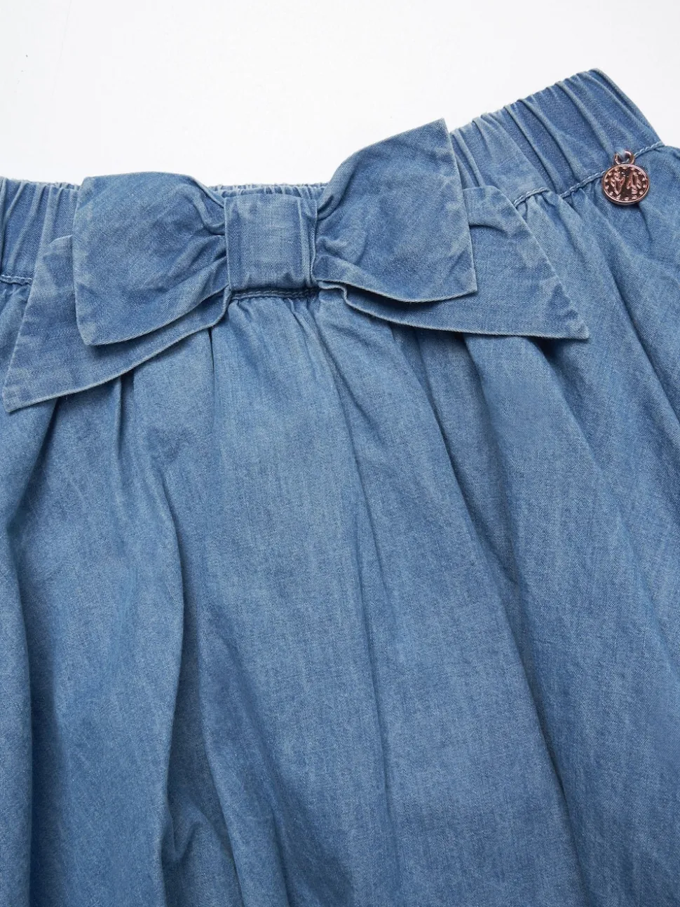 Angel & Rocket Annie Blue Bubble Hem Denim Skirt