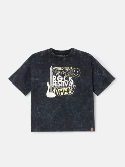 Angel & Rocket Black Edie Band T-Shirt