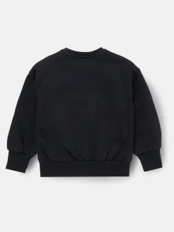 Angel & Rocket Black Imogen Embroidered Bow Sweatshirt